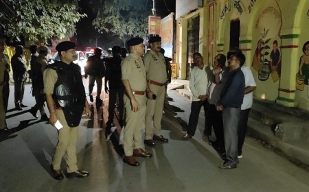 Hardoi News: एसपी ने शाहाबाद क्षेत्रांतर्गत पैदल गस्त कर आमजनमानस को दिलाया सुरक्षा का भरोसा ।