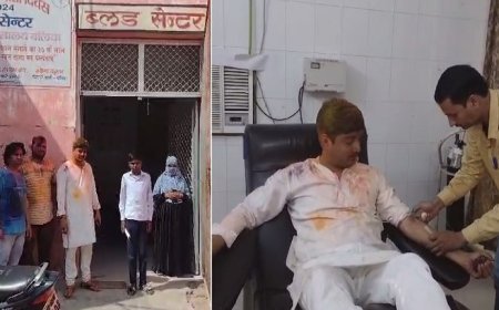 Ballia News: हिन्दू मुस्लिम के बीच दरार पैदा करने वालों को मिला करारा जवाब, हिन्दू भाई ने एक मुस्लिम भाई को किया रक्तदान। 