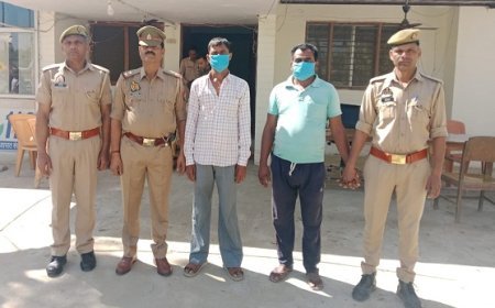 Hardoi News: गैंगस्टर अधिनियम के दो वांछित गिरफ्तार,₹10000 का था इनाम घोषित। 