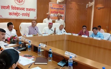 Hardoi News: सभापति ने की आपदा प्रबंधन से जुड़े विभागों की समीक्षा- डीएफओ की अनुपस्थिति पर नाराजगी जताते हुए रिपोर्ट के साथ लखनऊ में तलब करने को कहा।