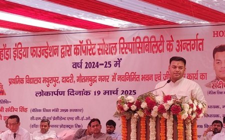 UP News: योगी सरकार के नेतृत्व में हाईटेक, डिजिटल और सुविधाजनक बनाए जा रहे परिषदीय विद्यालय - संदीप सिंह 