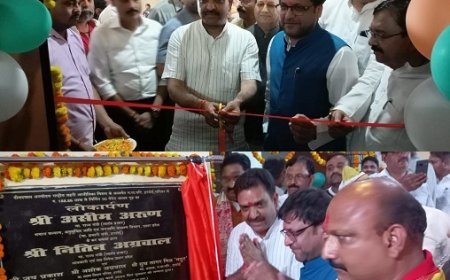 Hardoi News: आश्रय स्थल का हुआ उदघाटन- अतिथियों ने कक्षों में जाकर व्यवस्थाओं को देखा। 