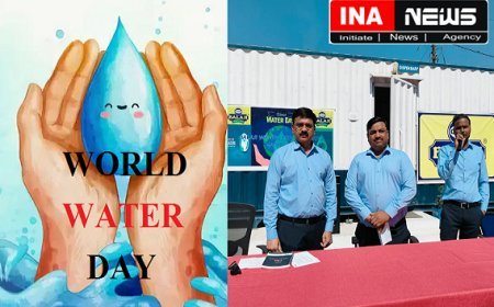 World Water Day 2025: विश्व जल दिवस के उपलक्ष में बालाजी वेफर्स संडीला द्वारा जल संचयन के लिए ली गई शपथ। 