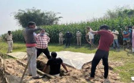 Bihar News: कब्र खोदकर 26 दिन बाद निकाली गई लाश, अब मुर्दा खोलेगा अपनी मौत का राज। 