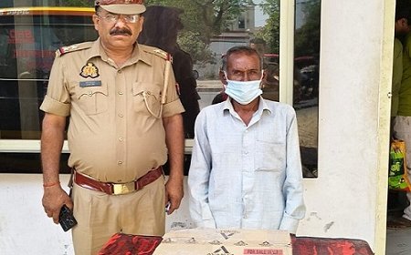 Hardoi News: अवैध शराब बिक्री पर पुलिस का प्रहार,43 देसी पव्वा के साथ अधेड़ गिरफ्तार। 