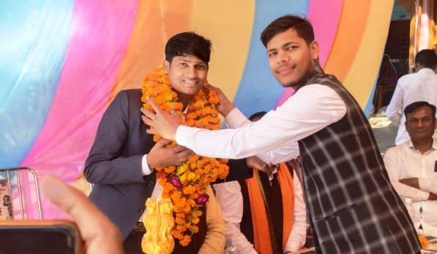 Hardoi News: माउंट केन्या फतेह करने वाले अंतर्राष्ट्रीय पर्वतारोही अभिनीत मौर्य (Abhineet Maurya) का भव्य स्वागत