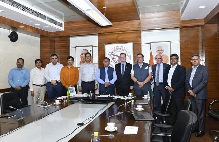 Lucknow News: मुख्य सचिव से स्मार्ट एनर्जी काउन्सिल (ऑस्ट्रेलिया) के मुख्य कार्यकारी अधिकारी ने की भेंट।