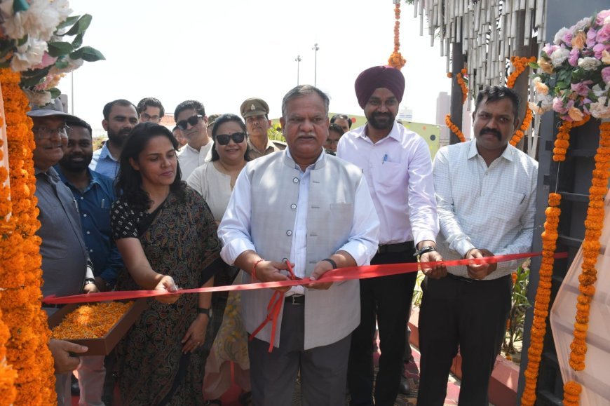 Lucknow News: इकाना क्रिकेट स्टेडियम के पास 12.5 एकड़ के विशाल क्षेत्रफल में बने हार्मोनी पार्क का मुख्य सचिव ने किया उद्घाटन
