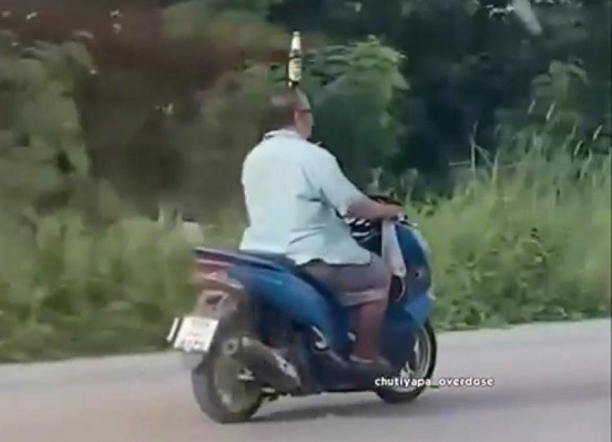 Viral News: चाचा ने चलती स्कूटी पर दिखाया गजब का टैलेंट, वीडियो देख लोग रह गए दंग। 