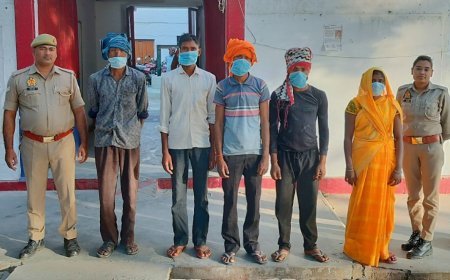 Hardoi News: विभिन्न मामलों में पुलिस ने 6 अभियुक्तों को गिरफ्तार किया