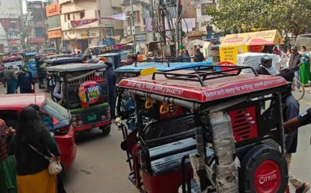 Lucknow News: अवैध ई रिक्शा व ऑटो के खिलाफ बड़ी कार्रवाई, 1007 ई-रिक्शा सीज और 3093 का हुआ चालान