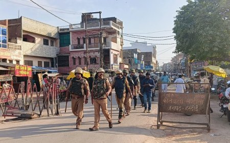 Hardoi News: दंगा नियंत्रण की रिहर्सल में पुलिसकर्मियों को देखकर हर कोई दंग रह गया