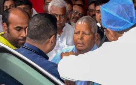 Bihar News: दिल्ली एम्स में लालू यादव को कराया गया भर्ती, तेजस्वी यादव ने भर्ती कराये जाने की बताई वजह। 