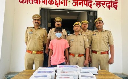 Hardoi News: मोबाइल शॉप से चोरी करने वाले शातिर को पकड़ा, पुलिस ने सामान बरामद किया।