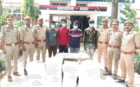 Hardoi News: पुलिस ने चोरी करने वाले गिरोह को पकड़ा, भारी मात्रा में सामान बरामद, पहले से दर्ज हैं कई मुकदमे