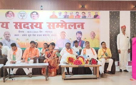 Hardoi News: भारतीय जनता पार्टी के स्थापना दिवस के पर सक्रिय सदस्य सम्मेलन का हुआ आयोजन। 