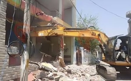 Lucknow News: LDA ने दुबग्गा व ठाकुरगंज में की कार्रवाई, 03 अवैध प्लाटिंग को ध्वस्त किया