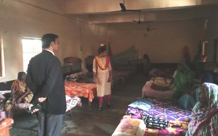 Hardoi News: अपर जिला जज/सचिव ने अल्लीपुर स्थित वृद्धाश्रम का औचक निरीक्षण किया