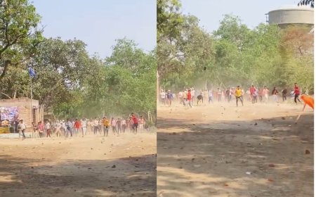 Hardoi News: शोभायात्रा पर चलाये पत्थर, डीजे की आवाज कम करने को लेकर उपजा विवाद, भारी पुलिस बल तैनात