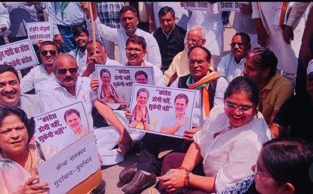 Rae Bareli News: ED द्वारा सोनिया गांधी व राहुल गांधी पर दबाव बनाने से हम लोग डरने वाले नहीं- जिलाध्यक्ष पंकज तिवारी