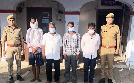 Hardoi News: SC/ST एक्ट मामले में 4 हिरासत में लिए, शेष की तलाश जारी