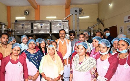 Lucknow News: टी एच आर प्लान्टों (टेक होम राशन प्लान्ट) से महिलाओं के जीवन में आ रही खुशहाली-  केशव प्रसाद मौर्य 