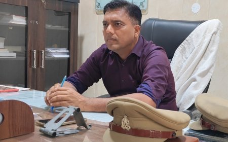 Hardoi News: नवागत कोतवाल ब्रजेश ने पत्रकारों से वार्ता कर थाने आने वाले पीड़ित को न्याय दिलाने का सख्त इरादा जताया