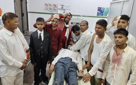 Sambhal News: बारात चढ़त के दौरान ग्रामवासियो ने बारातियों को पीटा, छह घायल। 