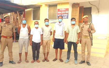 Hardoi News: पेट्रोल पंप के आपरेटर से गाली-गलौज व मारपीट के मामले में 5 गिरफ्तार
