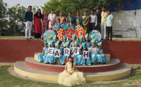 Deoband News: द दून वैली पब्लिक स्कूल, देवबंद में 'विश्व पृथ्वी दिवस' का उल्लासपूर्ण आयोजन