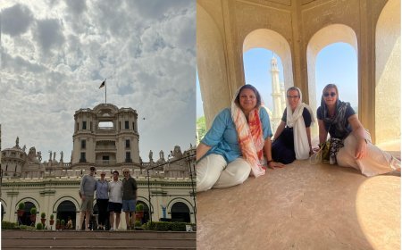 Lucknow News: यूके, यूएस, जर्मनी और ऑस्ट्रेलिया के अतिथियों ने ऐतिहासिक धरोहरों का किया भ्रमण, स्थानीय व्यंजन का लिया आनंद