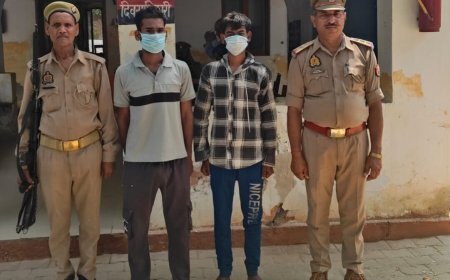 Hardoi News: गाली-गलौज व मारपीट के मामले में पुलिस ने दो लोगों को हिरासत में लिया