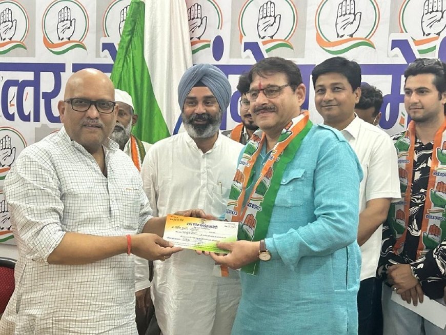 Kanpur News: कानपुर के युवा अधिवक्ताओं ने थामा कांग्रेस पार्टी का हाथ। 