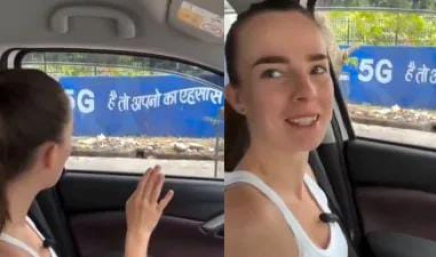 Viral News: विदेशी लड़की की हिंदी पढ़ने में निकल गई हवा, वायरल हुआ वीडियो। 