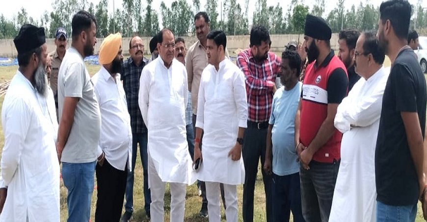 Uttarakhand News: यशपाल आर्य ने सर्वधर्म विवाह समारोह स्थल का किया निरीक्षण। 