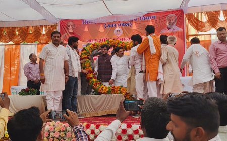 Hardoi News: मंत्री नितिन अग्रवाल (Nitin Agarwal) ने सुर्खेता ड्रेन (Surkheta Drain) के जीर्णोद्धार कार्य का किया शुभारंभ, किसानों को मिलेगा बड़ा लाभ