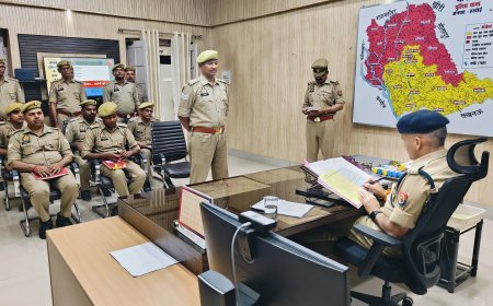 Hardoi News: SP ने की 12 बीट आरक्षियों की समीक्षा, दिए आवश्यक दिशा-निर्देश