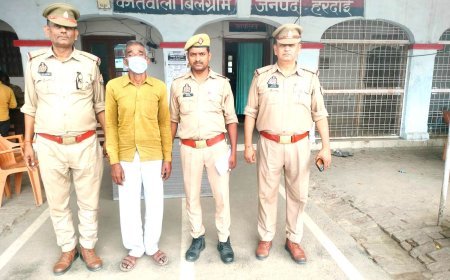 Hardoi News: डंपर की बाइक से टक्कर में मृत महिला के मामले में अन्य अभियुक्त गिरफ्तार