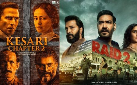 Bollywood News: बॉक्स ऑफिस पर भौकाल मचा रहीं Raid 2 और Kesari Chapter 2, शानदार कमाई से कई रिकॉर्ड तोड़े। 