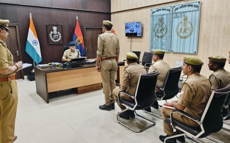 Hardoi News: हरदोई (Hardoi) में SP ने की बीट आरक्षियों की समीक्षा: पश्चिमी जोन के 11 आरक्षियों को दिए गए आवश्यक दिशा-निर्देश