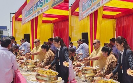 Hardoi News : सजीव अग्रवाल 'बड़े सर' के जन्मदिन पर कॉन्सेप्ट परिवार द्वारा विशाल भंडारे का आयोजन। 