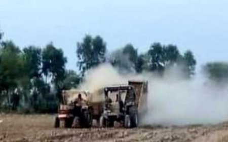 Hardoi News: हरपालपुर में जमकर हो रहा अवैध खनन, रात दिन गरजती हैं जेसीबी। 