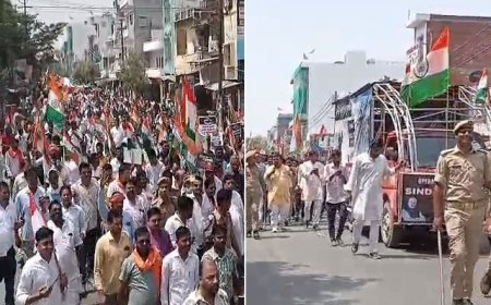 Hardoi News: हरदोई में भव्य तिरंगा यात्रा, मंत्रियों और सामाजिक संगठनों ने बढ़ाया उत्साह, बेटियों ने बढ़ चढ़ कर लिया हिस्सा। 