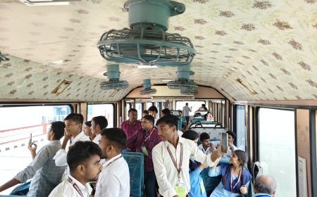 Lucknow News: बहराइच के विद्यार्थियों ने विस्टाडोम ट्रेन से भ्रमण कर देखा दुधवा और कतर्नियाघाट