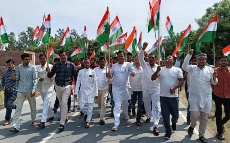 Hardoi News: हरदोई में ऑपरेशन सिंदूर की जीत का जश्न, शाहाबाद में तिरंगा यात्रा के साथ सेना को सलाम