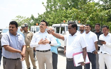 Siddharthnagar News: विशेष सचिव ने किया विकास कार्यों का निरीक्षण, इंडो-नेपाल बॉर्डर रोड और विश्वविद्यालय पर दिया जोर। 