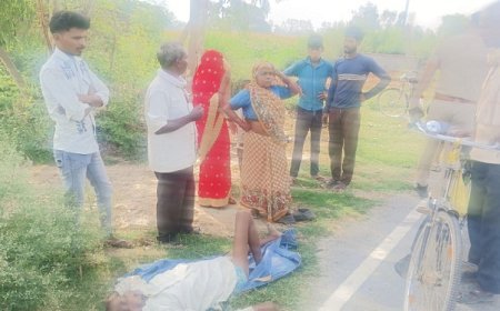 Hardoi News: अज्ञात बाइक ने वृद्ध को मारी टक्कर, घायल। 