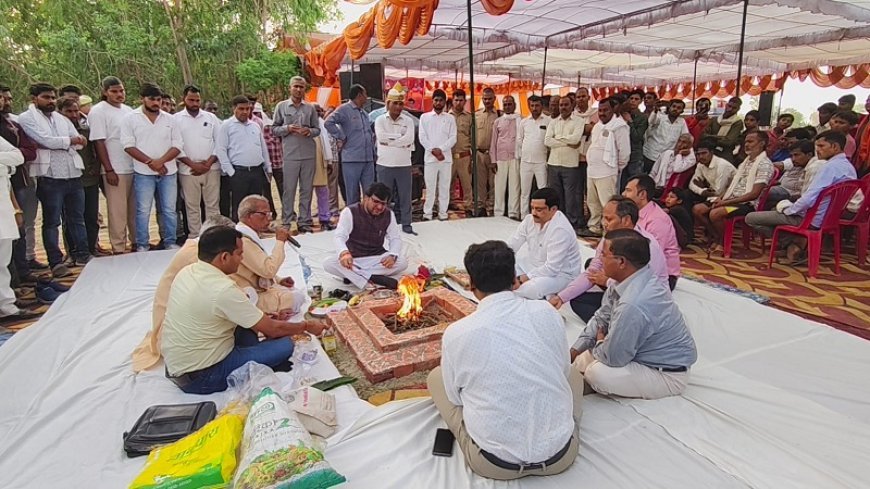 Hardoi News: सुखेता ड्रेन के जीर्णोद्धार कार्य का राज्य मंत्री ने किया भूमि पूजन, बाढ़ की समस्या से मिलेगी निजात। 