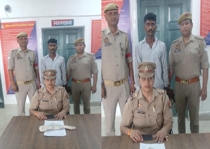 Hathras News: जीआरपी पुलिस ने अवैध तमंचा के साथ युवक किया गिरफ्तार। 