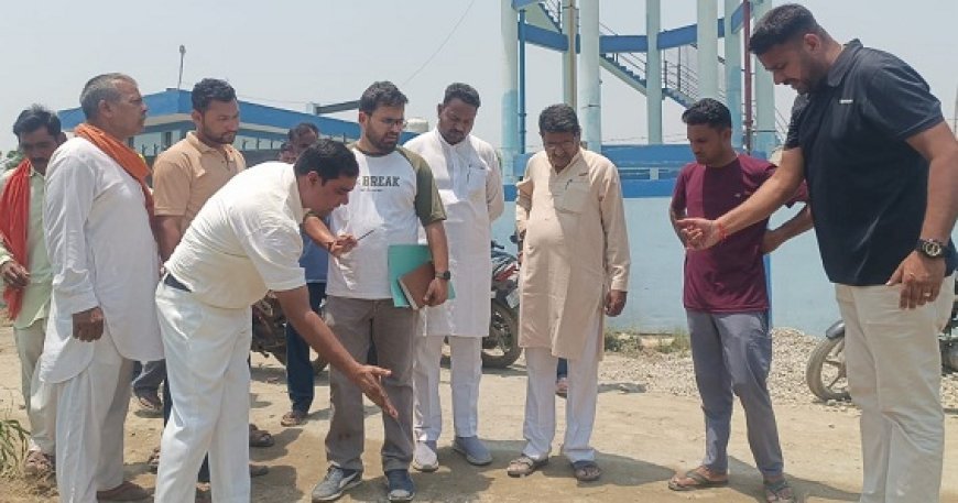 UK News: महेशपुरा के ग्रामीणों ने पाइप लाइन लीकेज होने पर किया जमकर हंगामा। 